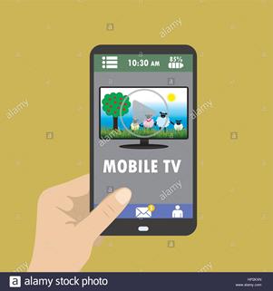 Risultati immagini per televisori e smartphone cartoons